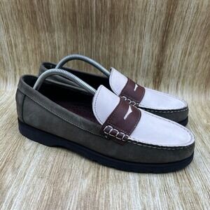 Froats Baltimore Penny‎ Loafers Men's Size 9.5 M Vibram Nubuck Leather Shoes